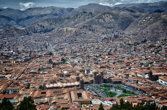 Thanks to Micheal Mosspop for this fabulous view over Cusco